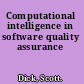 Computational intelligence in software quality assurance