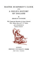 Master Humphrey's clock : and A child's history of England /