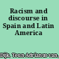 Racism and discourse in Spain and Latin America