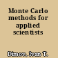 Monte Carlo methods for applied scientists