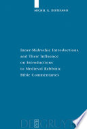 Inner-midrashic introductions and their influence on introductions to medieval rabbinic Bible commentaries