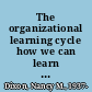 The organizational learning cycle how we can learn collectively /