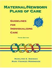 Maternal/newborn plans of care : guidelines for individualizing care /