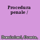 Procedura penale /