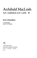 Archibald MacLeish : an American life /