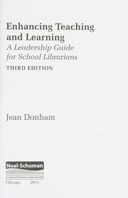 Enhancing teaching and learning : a leadership guide for school librarians /