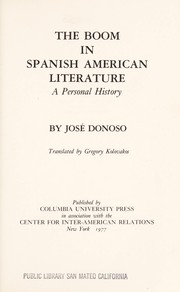 The boom in Spanish American literature : a personal history /
