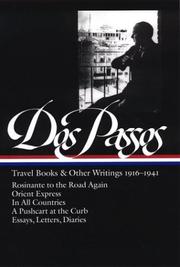 Travel books and other writings, 1916-1941 /