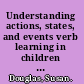 Understanding actions, states, and events verb learning in children with autism /