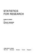 Statistics for research /
