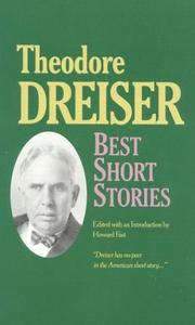 The best short stories of Theodore Dreiser /