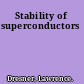 Stability of superconductors