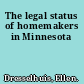 The legal status of homemakers in Minnesota