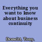 Everything you want to know about business continuity