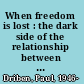When freedom is lost : the dark side of the relationship between government and the Fort Hope Band /