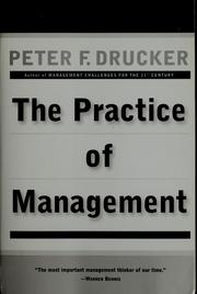 The practice of management /