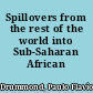 Spillovers from the rest of the world into Sub-Saharan African countries