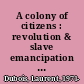 A colony of citizens : revolution & slave emancipation in the French Caribbean, 1787-1804 /