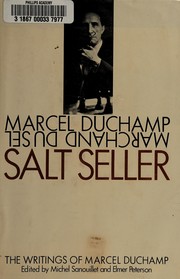 Salt seller; the writings of Marcel Duchamp.