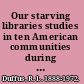 Our starving libraries studies in ten American communities during the depression years,