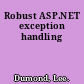 Robust ASP.NET exception handling