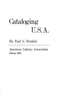 Cataloging U.S.A. /