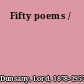 Fifty poems /