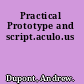 Practical Prototype and script.aculo.us