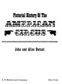 Pictorial history of the American circus /