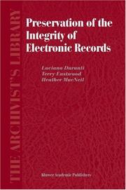 Preservation of the integrity of electronic records /