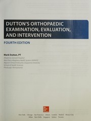 Dutton's Orthopaedic Examination, Evaluation, and Intervention, 4e