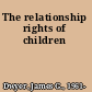 The relationship rights of children