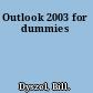 Outlook 2003 for dummies