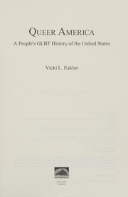 Queer America : a people's GLBT history of the United States /