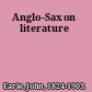 Anglo-Saxon literature