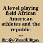 A level playing field African American athletes and the republic of sports /