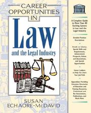 Career opportunities in law and the legal industry /