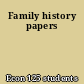 Family history papers