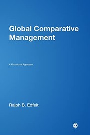 Global comparative management : a functional approach /