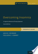 Overcoming insomnia : therapist guide /