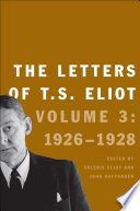 The letters of T. S. Eliot.