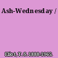 Ash-Wednesday /