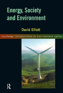 Energy, society, and environment : technology for a sustainable future /