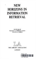 New horizons in information retrieval /