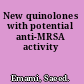 New quinolones with potential anti-MRSA activity