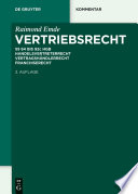 Vertriebsrecht : kommentar : [section] [ section] 84-92c HGB Handelsvertreterrecht vertragshändlerrecht franchiserecht /