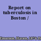 Report on tuberculosis in Boston /