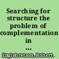 Searching for structure the problem of complementation in colloquial Indonesian conversation /