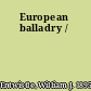 European balladry /