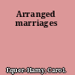 Arranged marriages